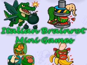 Gioco Mini giochi italiani di Brainrot  in linea