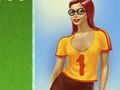 Gioco Ragazza calcistica in linea