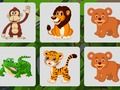 Gioco Memoria di animali selvaggi  in linea