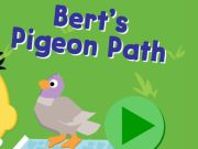 Gioco 123 Sesame Street: Bert's Pigeon Path in linea