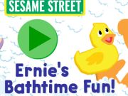 Gioco 123 Sesame Street: Ernie's Bathtime Fun in linea