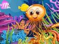 Gioco Le carte creature marine corrispondono  in linea