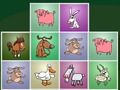Gioco Animali da fattoria che combinano puzzle  in linea