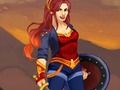 Gioco Vestire Wonder Woman guerriera amazzonica  in linea
