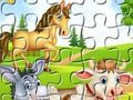 Gioco Puzzle degli animali della fattoria  in linea