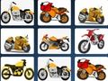 Gioco Motociclette dei cartoni animati: per la memoria  in linea