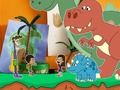Gioco Avventure sui tovaglioli! Famiglia Dinosauro Rex  in linea