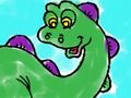 Gioco Libro da colorare di dinosauro  in linea