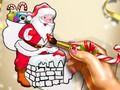 Gioco Colorazione di Babbo Natale di Natale  in linea