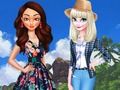 Gioco Terra contro mare: Moana contro Elsa  in linea