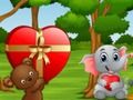 Gioco Sweet Valentine Animali azzurro in linea