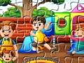 Gioco Giocando ai bambini Jigsaw  in linea