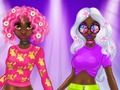 Gioco Incredibili acconciature al neon primaverili da principessa  in linea