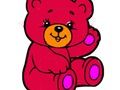 Gioco Ritorno a scuola: colorazione dell'orso dolce  in linea