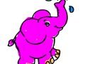 Gioco Ritorno a scuola: colorazione dell'elefante  in linea