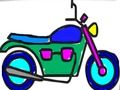 Gioco Ritorno a scuola: colorazione di motociclette  in linea