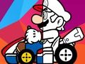 Gioco Libro da colorare di Mario Driving  in linea