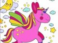 Gioco Libro da colorare Unicorno carino favoloso  in linea