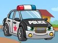Gioco Puzzle di auto della polizia  in linea