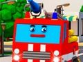 Gioco Puzzle camion dei pompieri  in linea