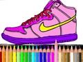 Gioco Ritorno a scuola: scarpa da colorare  in linea