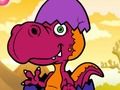 Gioco Colorazione divertente dei dinosauri di era glaciale  in linea
