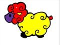 Gioco Colorazione delle pecore per bambini in linea