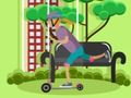 Gioco Scooter elettrico cavalca il puzzle  in linea