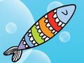 Gioco Colorazione di pesci arcobaleno  in linea