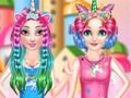 Gioco Parrucchiere Unicorn Princesses Rainbow  in linea