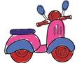 Gioco Colorazione della corsa scooter della città in linea