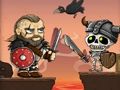 Gioco Vikings vs scheletri in linea