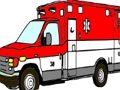 Gioco Disegni da colorare di camion per ambulanze  in linea