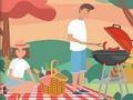Gioco Barbecue oggetti nascosti da picnic  in linea