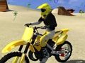 Gioco Acrobazia sulla spiaggia per motociclisti  in linea