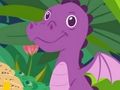 Gioco Dinosauri carino da colorare  in linea