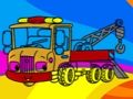 Gioco Libro da colorare di carro attrezzi  in linea