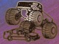 Gioco Monster Trucks da colorare  in linea