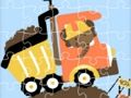 Gioco Puzzle di autocarri con cassone ribaltabile  in linea