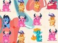 Gioco Monters Fashion Match 3 in linea