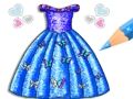Gioco Principessa Glitter da colorare  in linea