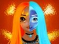 Gioco Tutorial di Halffaces per il trucco di Halloween della principessa  in linea