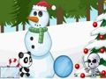 Gioco Avventura del panda di Natale in linea