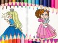 Gioco Bella principessa libro da colorare  in linea