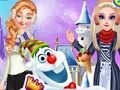 Gioco Principesse e lo stile invernale di Olaf  in linea