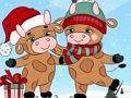 Gioco Differenza di toro di Natale carino  in linea