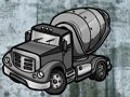 Gioco Memoria dei camion del miscelatore  in linea