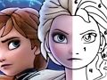 Gioco Colora per numero con Frozen II  in linea
