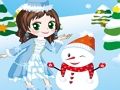 Gioco Una principessa e un pupazzo di neve  in linea
