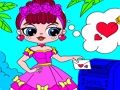 Gioco Colorazione di San Valentino a sorpresa Popsy  in linea